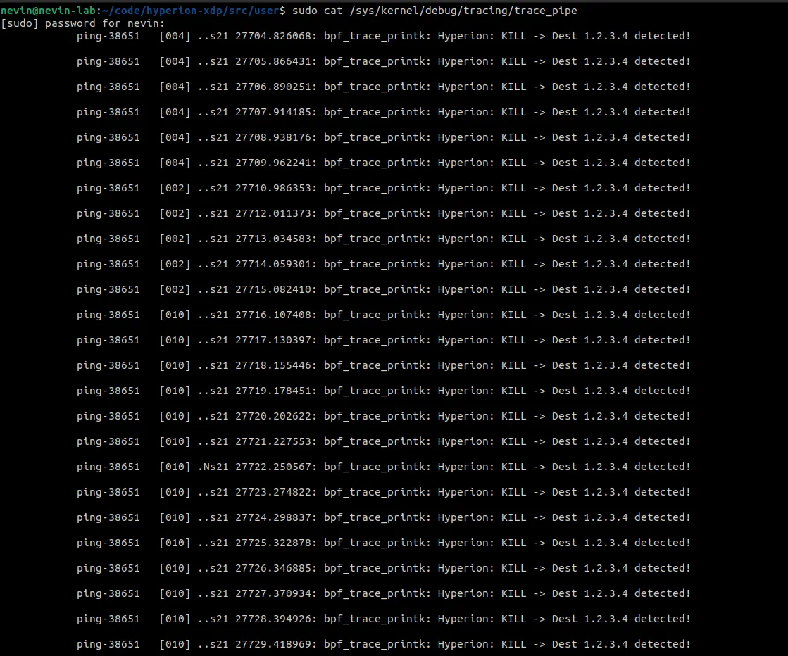Kernel Trace Log Evidence